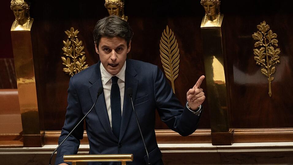 Gabriel Attal will dem französischen Präsidenten Emmanuel Macron in seinem Amt nachfolgen. (Archivbild) Gabriel Attal will dem französischen Präsidenten Emmanuel Macron in seinem Amt nachfolgen. (Archivbild)