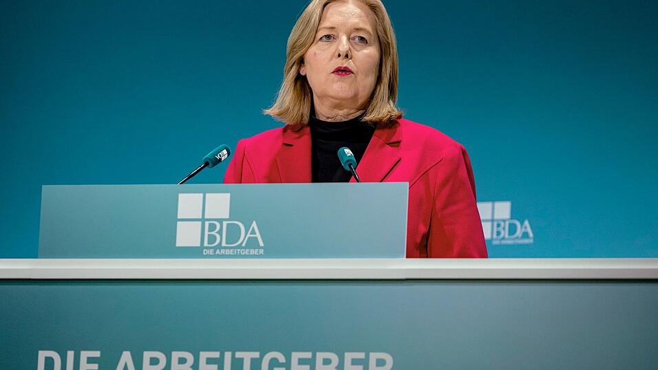 Arbeitsministerin Bas hat einen schweren Stand auf dem Arbeitgebertag. Arbeitsministerin Bas hat einen schweren Stand auf dem Arbeitgebertag.