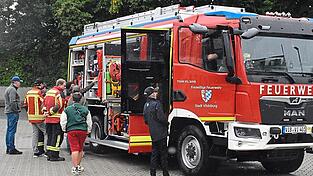 Das brandneue Hilfeleistungslöschfahrzeug wurde in zwei Jahren für die Feuerwehr Vilsbiburg gefertigt.