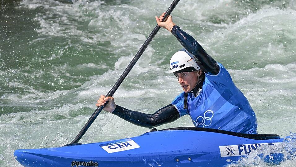 Ricarda Funk ist erstmals richtig zufrieden im Kaja-Cross. Beim Weltcupfinale wird sie Zweite im Time Trial und siegt im danach sogar. (Archivbild) Ricarda Funk ist erstmals richtig zufrieden im Kaja-Cross. Beim Weltcupfinale wird sie Zweite im Time Trial und siegt im danach sogar. (Archivbild)