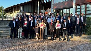 Der Gründerpreis wurde in vier Kategorien verliehen - und sorgte bei den Preisträgern für Freudestrahlen. Der Gründerpreis wurde in vier Kategorien verliehen - und sorgte bei den Preisträgern für Freudestrahlen.