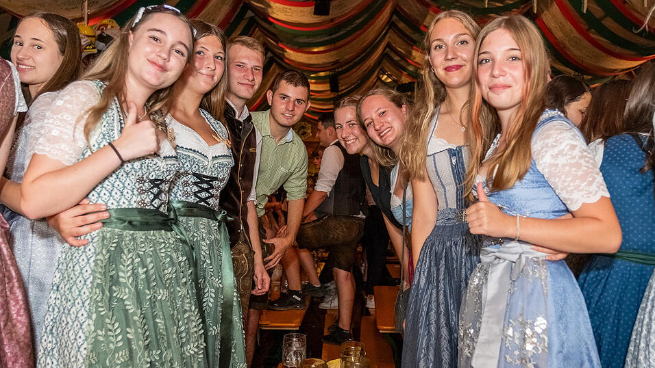 Die Partybilder vom Sonntag, 13. August 2023, aus dem Festzelt Weckmann.