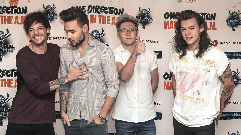'One Direction' 2015. Damals verabschiedete sich die Boyband in eine Auszeit. Louis Tomlinson: links. 'One Direction' 2015. Damals verabschiedete sich die Boyband in eine Auszeit. Louis Tomlinson: links.