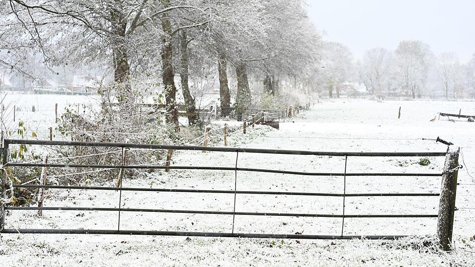 Weiteren Schnee sagt der Deutsche Wetterdienst fr&uuml;hestens am Sonntag vorher.