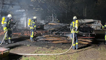 Unter anderem bei zwei Brandeins&auml;tzen waren die Bernrieder Feuerwehr-Kameraden im vergangenen Jahr gefordert.