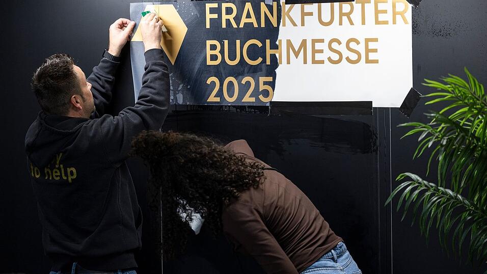 Die Buchmesse öffnet am Mittwoch. Die Buchmesse öffnet am Mittwoch.