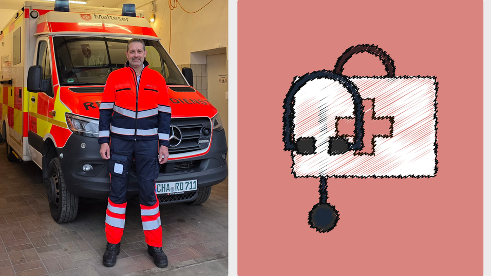 Notfallsanitäter Markus Wolkner rät, sich als Ersthelfer selbst Hilfe zu suchen. Vor allem wenn man eine Herz-Lungen-Wiederbelebung durchführen muss, braucht es Unterstützung. Notfallsanitäter Markus Wolkner rät, sich als Ersthelfer selbst Hilfe zu suchen. Vor allem wenn man eine Herz-Lungen-Wiederbelebung durchführen muss, braucht es Unterstützung.