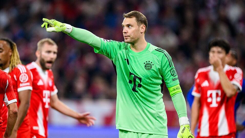 Manuel Neuer führt die Bayern als Torwart und Kapitän an.