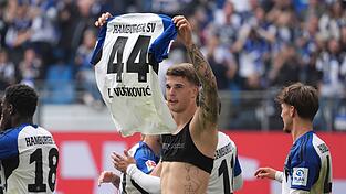 Abschied mit Tor: HSV-Verteidiger Luka Vuskovic.
