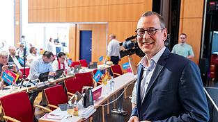 Im Juni 2025 frisch gew&auml;hlt: FDP-Landeschef Michael Ruoff. (Archivbild)