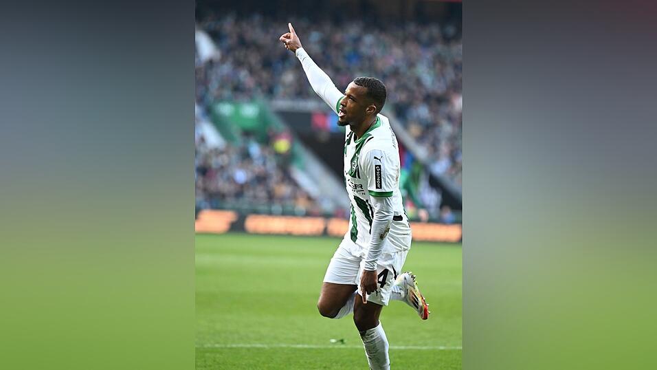 Traf gleich dreimal für Gladbach: Alassane Plea