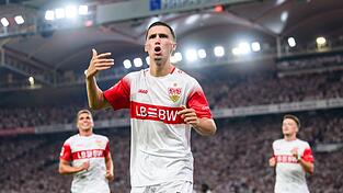 Erzielte das sehenswerte 1:0 f&uuml;r den VfB: Bilal El Khannouss.