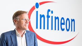 Infineon-Chef Jochen Hanebeck ist für das laufende Geschäftsjahr etwas optimistischer. (Archivbild)