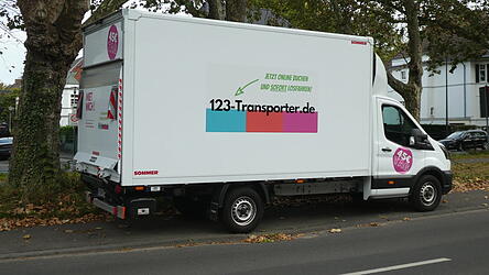 Mehr als 300 Fahrzeuge hatte 123-Transporter in Deutschland im Angebot.