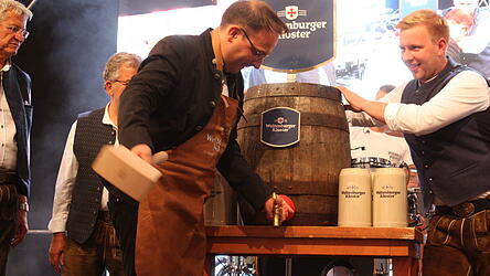 Vergangenes Jahr feierte das Chamer Volksfest noch sein 75. Jubil&auml;um. (Archivfoto)