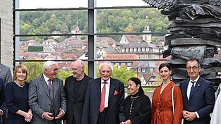 Wiederer&ouml;ffnung der erweiterten Kunsthalle W&uuml;rth mit Bundespr&auml;sident Frank-Walter Steinmeier. (Foto - aktuell)