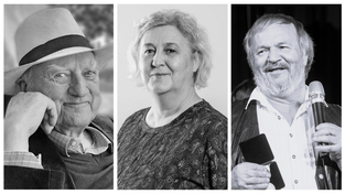 Fanden in diesem Jahr ihre letzte Ruhe (von links): Straubings Alt-Oberbürgermeister Fritz Geisperger, Reporterin Edith Wühr und Liedermacher Fredl Fesl.