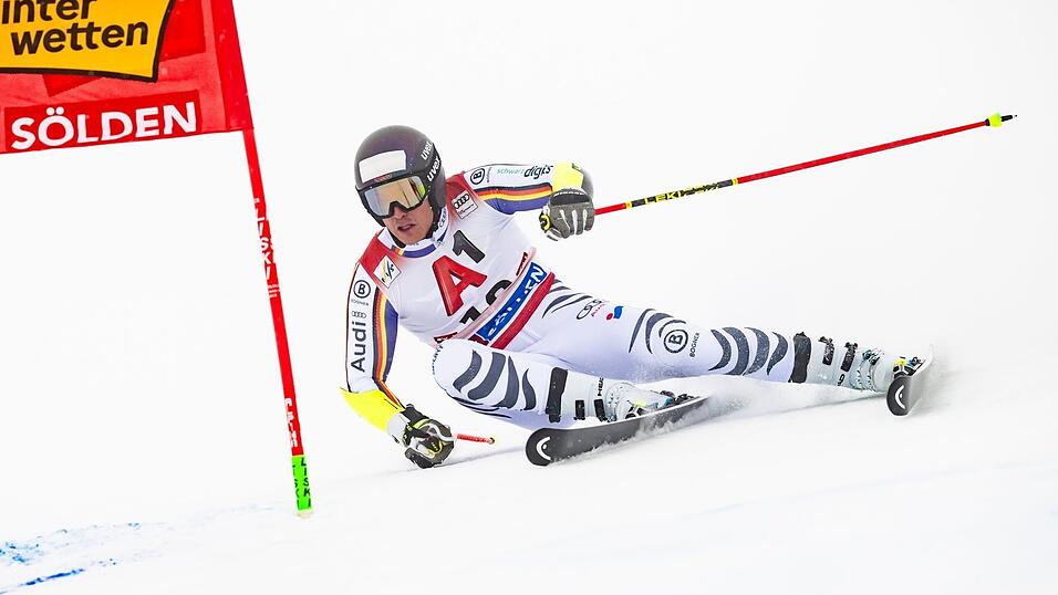 Bester Deutscher beim Riesenslalom in Sölden: Anton Grammel. Bester Deutscher beim Riesenslalom in Sölden: Anton Grammel.