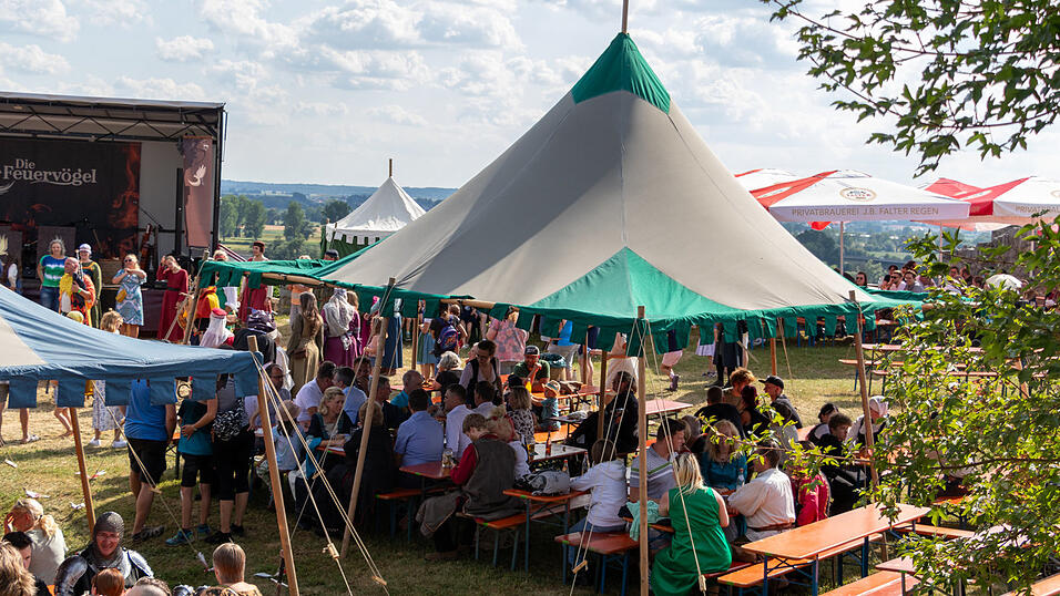 Am Samstag fand in Winzer das Burgfest statt.