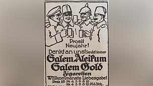 1916 sollte man mit einer „Liebesgabe“ an die Soldaten an der Front denken. 1916 sollte man mit einer „Liebesgabe“ an die Soldaten an der Front denken.