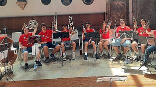 Das Teilnehmer-Ensemble aus Mainburg setzte sich aus der GGM Brass des Gabelsberger Gymnasiums und den Friends zusammen.