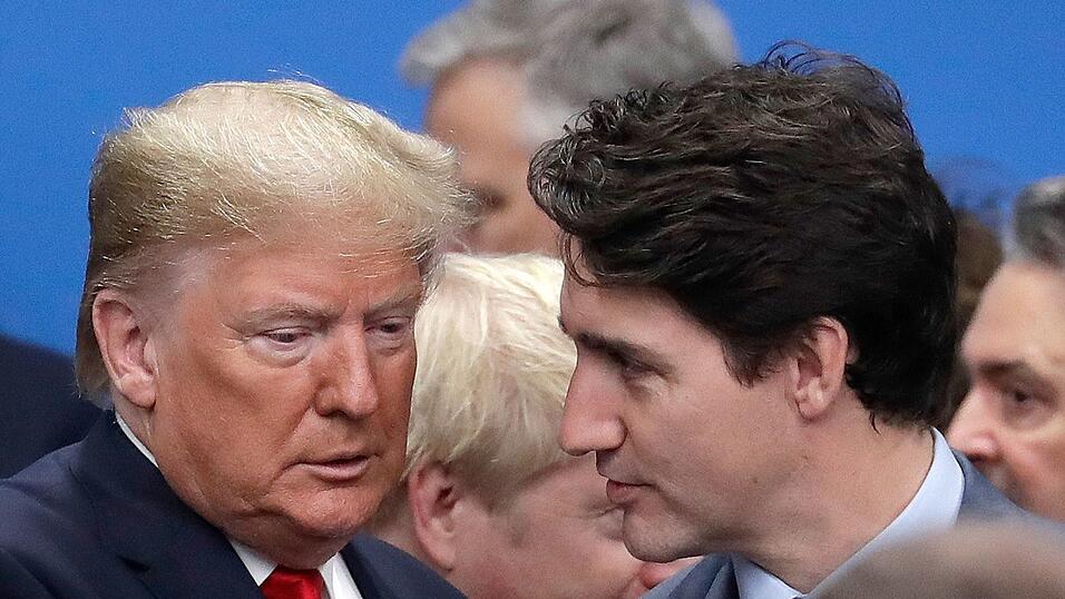 Keine Freunde, aber Nachbarn: Trump und Trudeau Keine Freunde, aber Nachbarn: Trump und Trudeau