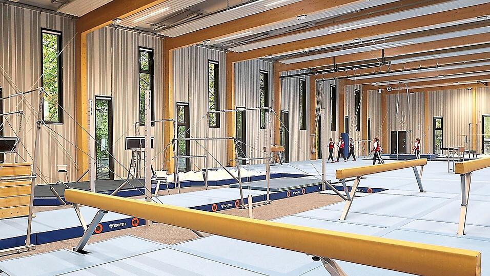 Die neue Geräteturnhalle der Turngemeinde war nach ihrer Eröffnung nur wenige Wochen für die Turner verfügbar.