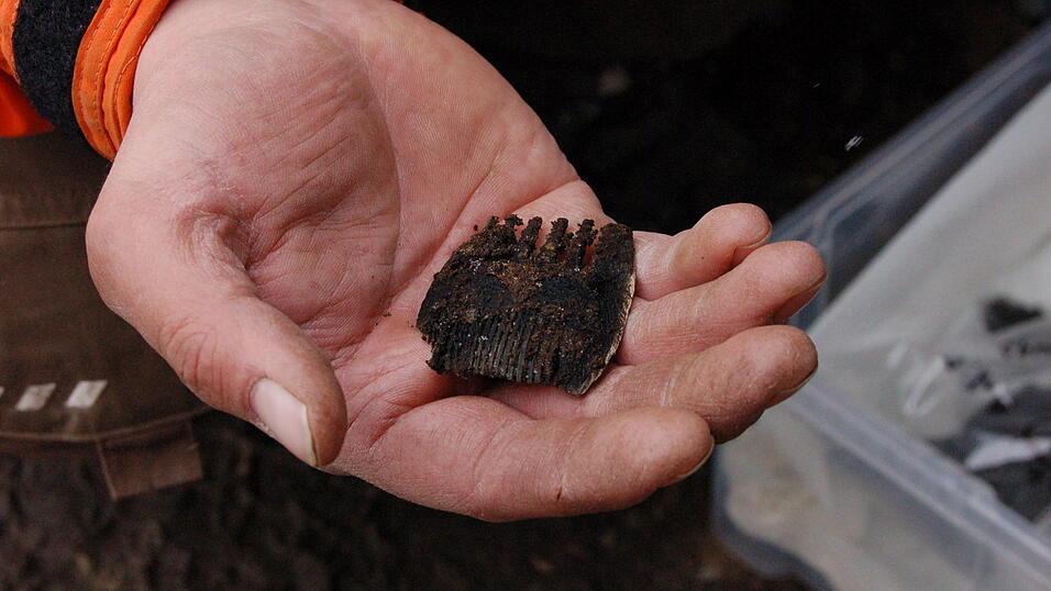 Aufregende Funde machten die Arch&auml;ologen am Kollerparkplatz. (Fotos: r&uuml;d)