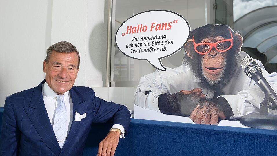 Der Affe Charly ist heute noch eine wichtige Werbefigur f&uuml;r Trigema. (Archivbil)