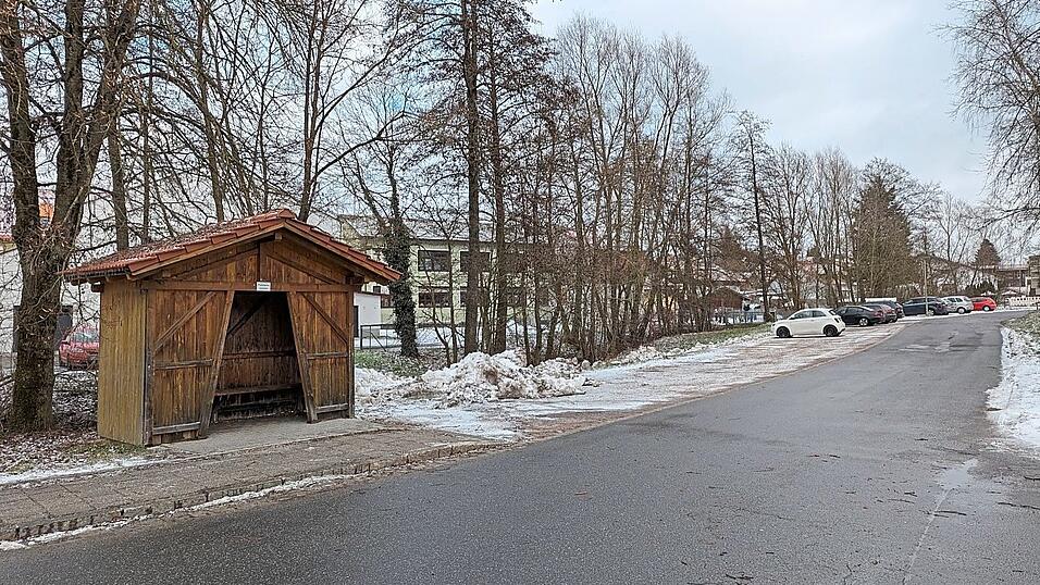 Vom Bush&auml;uschen bis zum Eingang des Kindergartens fehlt ein St&uuml;ck B&uuml;rgersteig, das f&uuml;r erheblich mehr Sicherheit w&auml;hrend der Bring- und Holzeiten sorgen k&ouml;nnte.