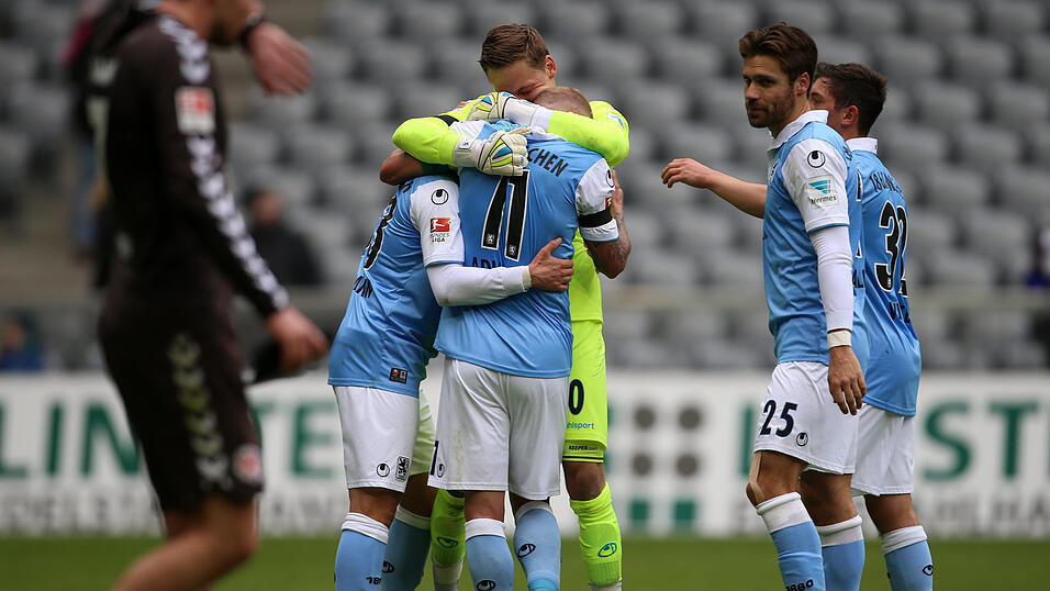 Vitus Eicher erhielt im ersten Spiel unter dem neuen Trainer Torsten Fröhling seine Chance im 'Löwen'-Tor. (Foto: sampics/Augenklick)