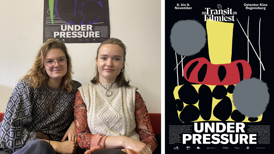 Anne Nothtroff (links) und Lea Dorn helfen bei der Organisation des Transit-Filmfestivals in Regensburg mit. Anne Nothtroff (links) und Lea Dorn helfen bei der Organisation des Transit-Filmfestivals in Regensburg mit.