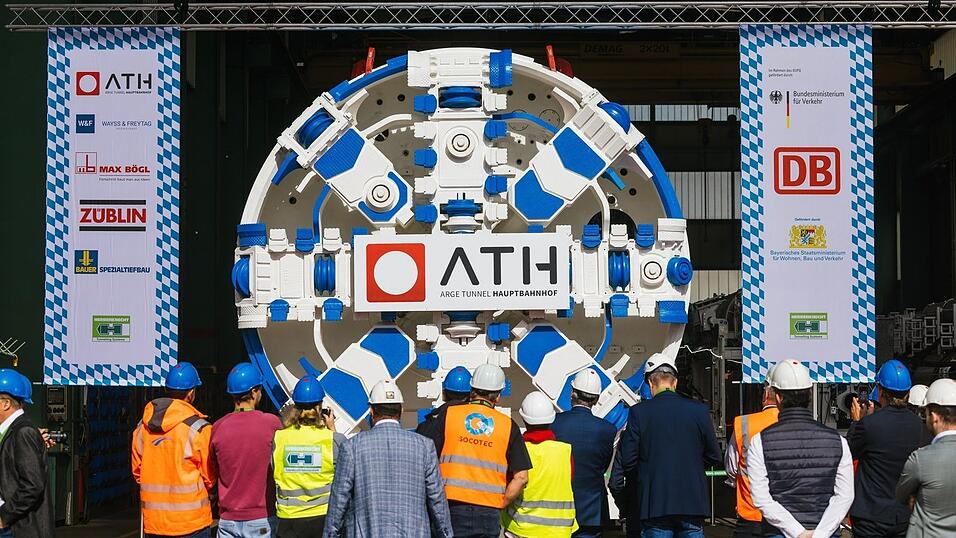 Die Tunnelbohrmaschine kommt in M&uuml;nchen zum Einsatz.
