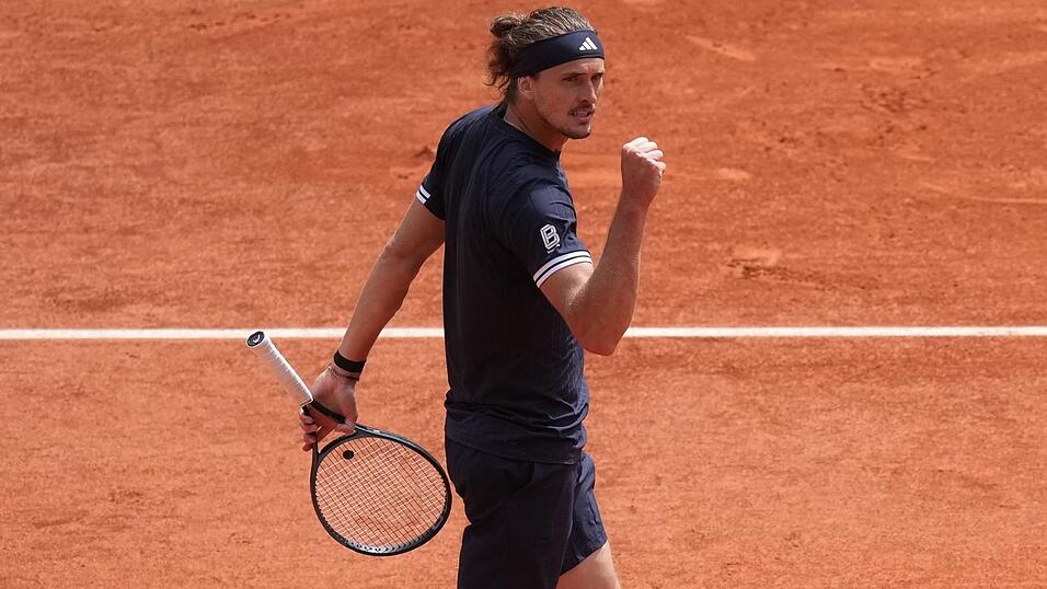 Jubet &uuml;ber einen Punktgewinn: Alexander Zverev.