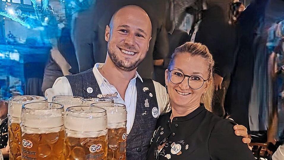 Seit 15 Jahren ist Alexandra Fraunberger im Bräurosl, Christian Anzinger seit drei Jahren.