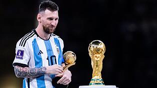 Holt er sich wie 2022 in Katar wieder den Pokal? Lionel Messi. (Archivbild) Holt er sich wie 2022 in Katar wieder den Pokal? Lionel Messi. (Archivbild)