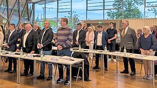 Der Stadtrat bei der konstituierenden Sitzung.