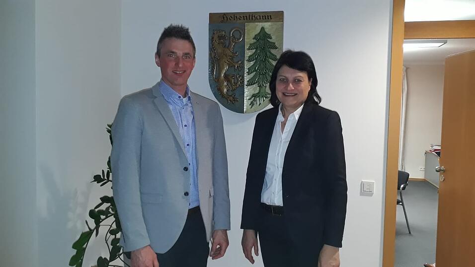 Andrea Wei&szlig; (CSU) und Rudi Zieglmayer (FW)