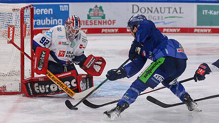 Iserlohns Andreas Jenike stoppte am Sonntag alle Tigers-St&uuml;rmer, auch Nick Halloran.