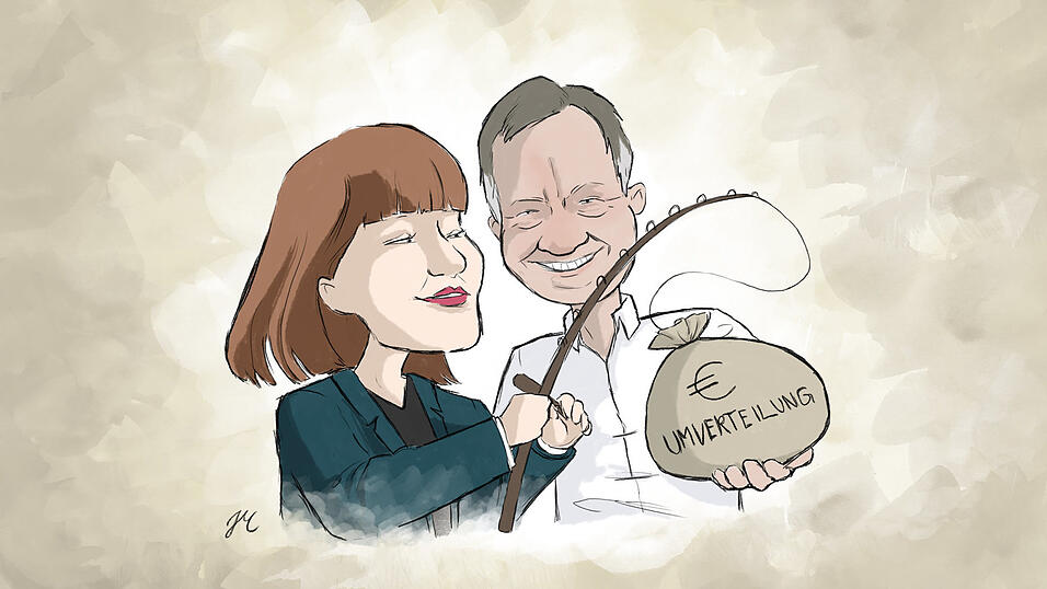 Die Spitzenkandidaten der Linken Heidi Reichinnek und Jan van Aken fordern mehr Besteuerung auf hohe Vermögen.