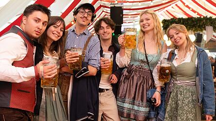 Beste Stimmung herrschte im Zelt.&nbsp;