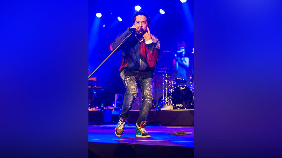 Der letzte Gig des Abends am Samstag: Adel Tawil. Foto: Mathias Adam