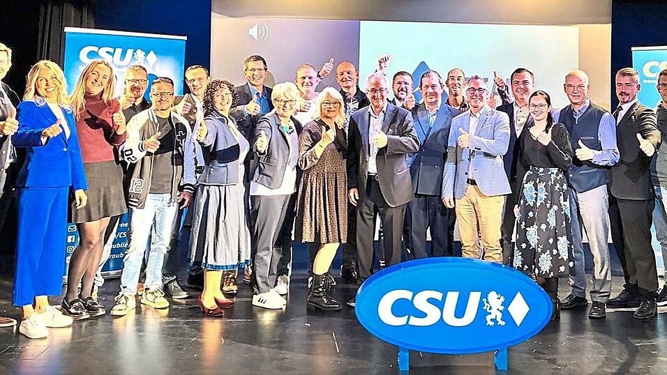 Mit diesen Kandidaten tritt die CSU für die Stadtratswahl an.