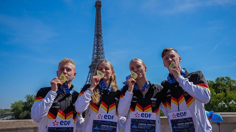 Gl&auml;nzender EM-Abschluss f&uuml;r das Freiwasser-Team vor pr&auml;chtiger Kulisse.