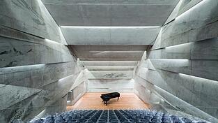 Das moderne Konzerthaus in Blaibach, das Architekt Peter Haimerl schräg in den Boden gesteckt hat, hat die Oberpfalz überregional als Kulturregion sichtbar gemacht.