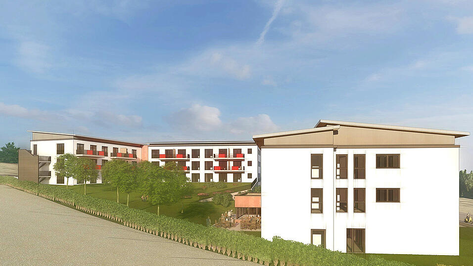 So soll das neue Wohn- und Pflegezentrum einmal aussehen.
