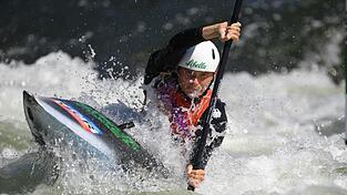 Emily Apel holte bei der Kanuslalom-EM Bronze im Kajak. (Archivbild) Emily Apel holte bei der Kanuslalom-EM Bronze im Kajak. (Archivbild)