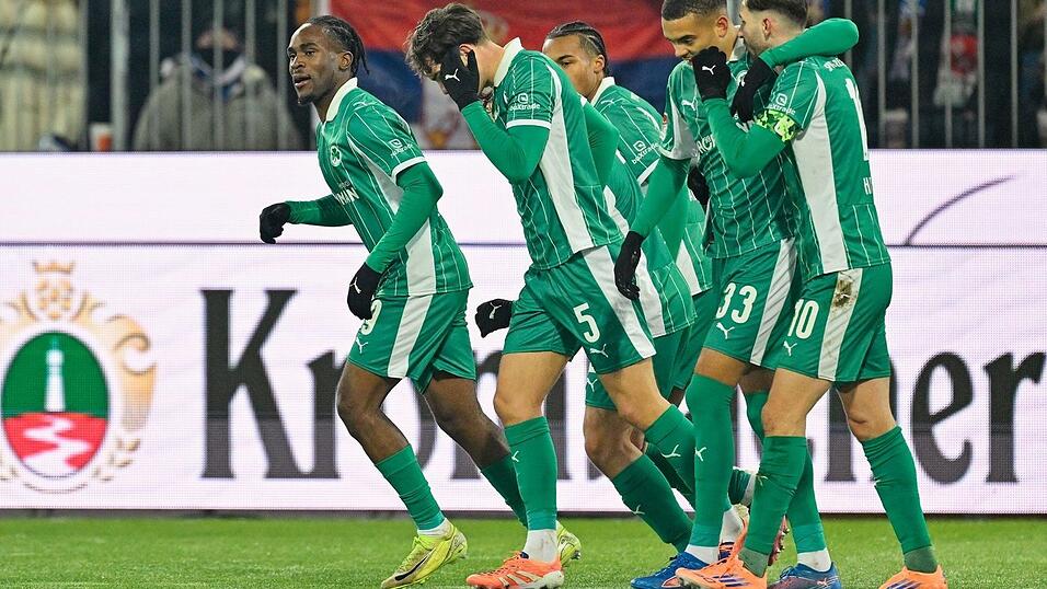 Hier jubelten die Fürther noch über ihren Ausgleich.