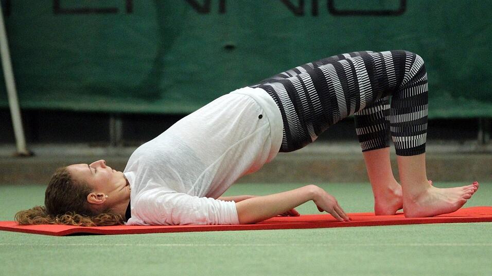 Wir haben Tigers-St&uuml;rmer Ren&eacute; R&ouml;thke beim 'Rock Your Body'-Bootcamp besucht. (Foto: Fabian Ro&szlig;mann)