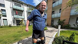 Wieder auf zwei Beinen stehen und gehen, dieses Ziel hat Patrick Sch&ouml;nleben bereits erreicht.